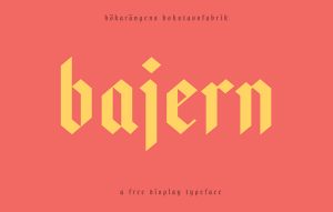 Bajern-free-fonts