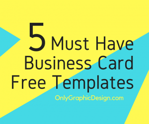 Must Have Business Card Template