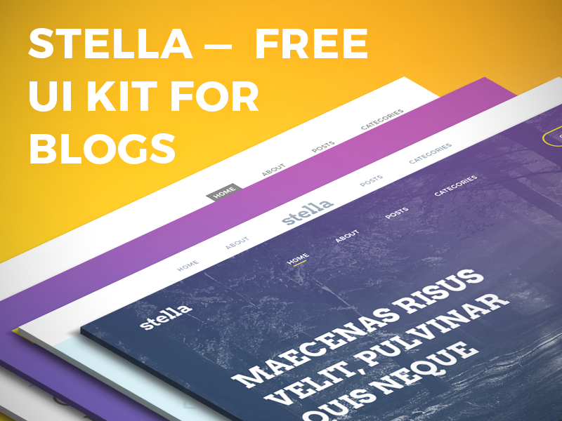 Stella-Blog-Free-UI-Kit-Cover