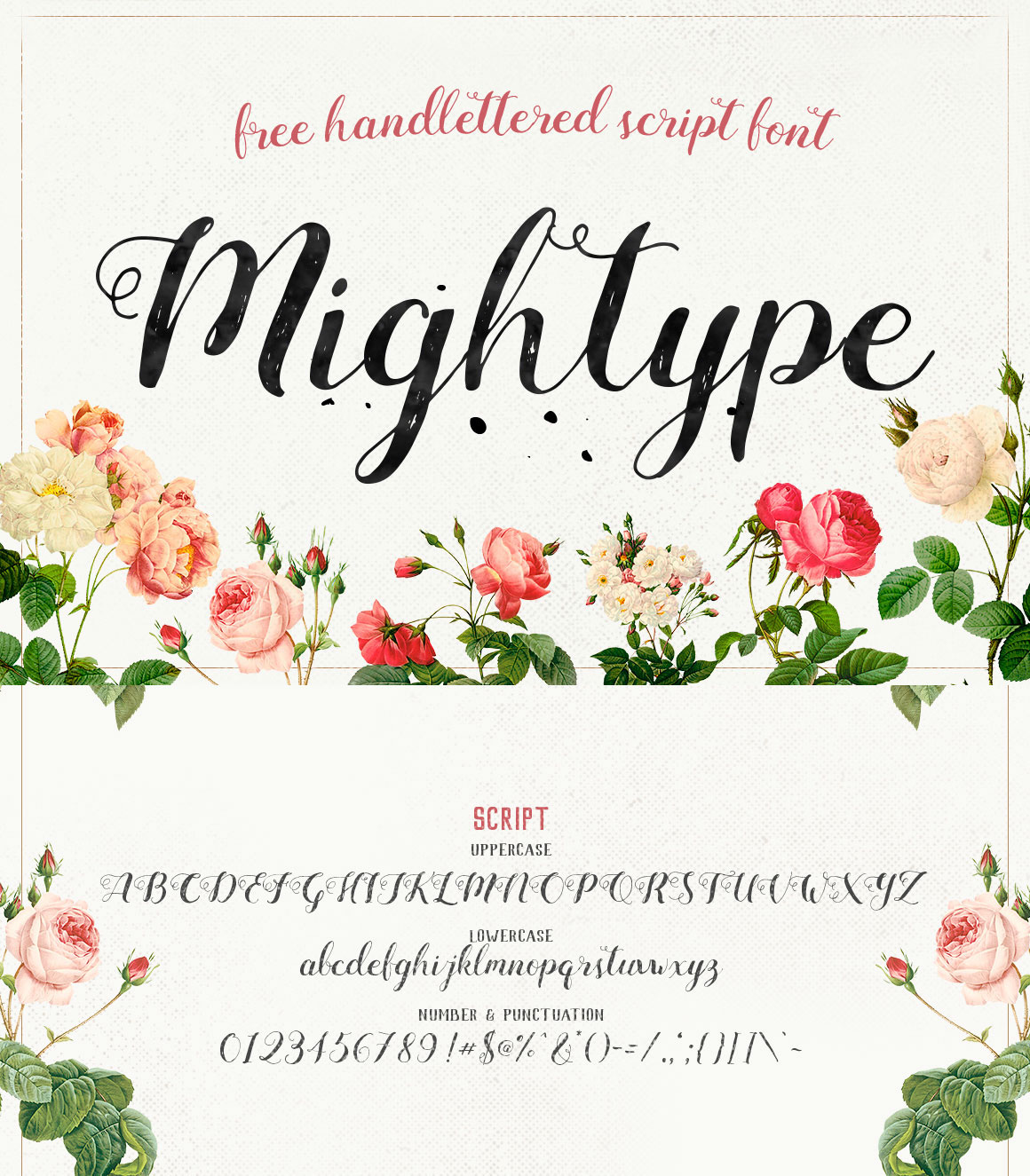 mightype-script-free-handlettered-font