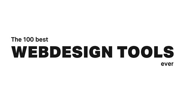 The 100 Best Web Design Tools Ever!